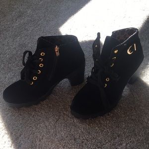 Black booties